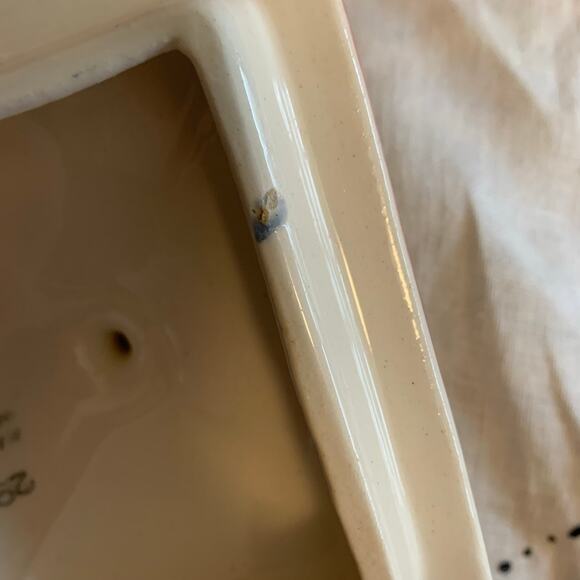 Vintage Rbein Ceramic Hand Painted Floral Kitchen Canister Set Made In Germany - Picture 11 of 16